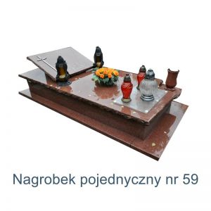 Nagrobek pojedynczy nr 59