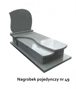 Nagrobek pojedynczy nr 49